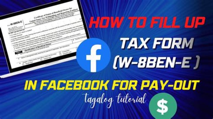 Who should fill out Form W-8BEN-E?