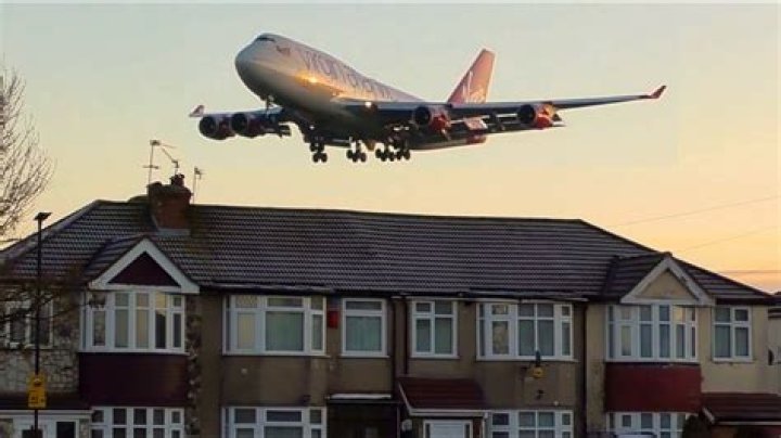 Why are airplanes flying over my house?