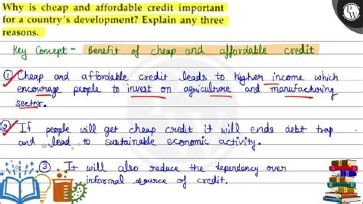 Why credit is important in the economy?