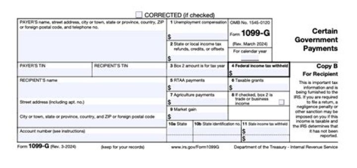 Why did California send me a 1099-G?