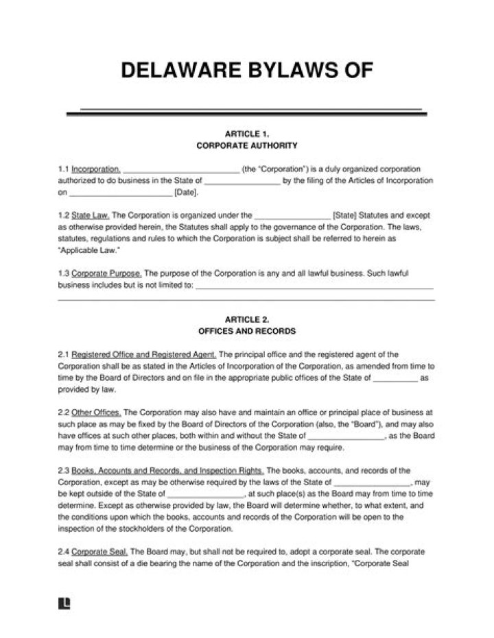 Why do corporation file in Delaware?