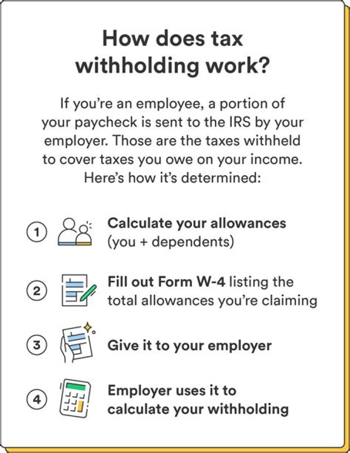 Why does my employer withhold tax?