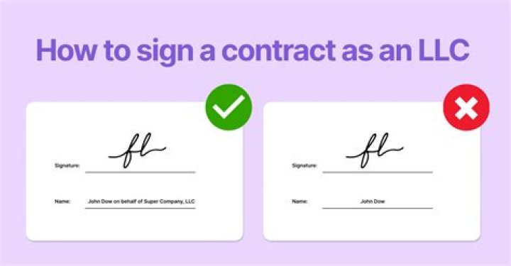 Why should you put the name of your LLC and not your own name on a contract?