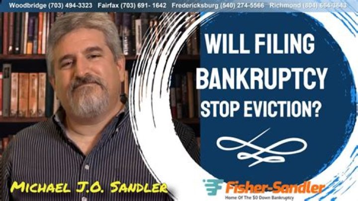 Will filing bankruptcy stop an eviction?
